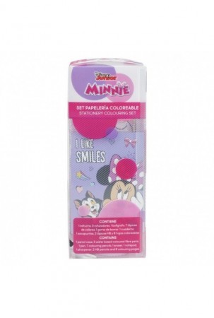 Set de Papetărie Minnie Mouse 25 Dalys Rožinė