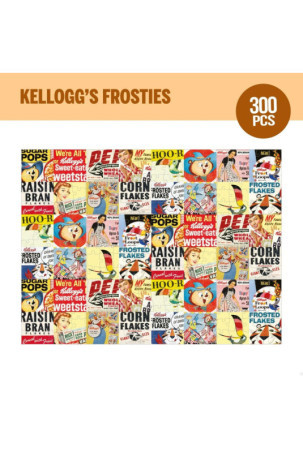 Dėlionė Colorbaby Kellogg's Frosties 300 Dalys 6 vnt. 60 x 45 x 0,1 cm