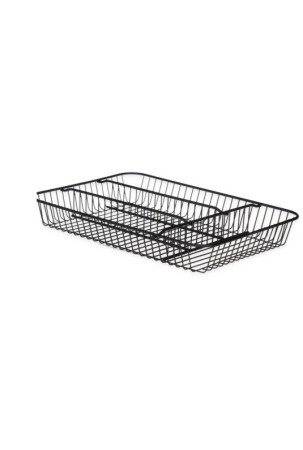 Stalo įrankių dėklas Juoda Metalinis 26 x 4,7 x 35,5 cm (6 vnt.)