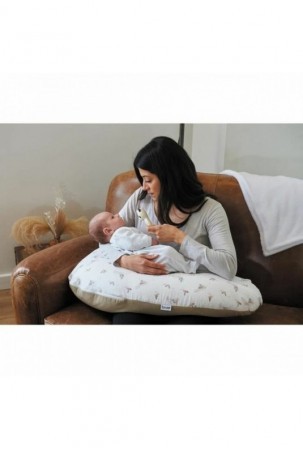 Breastfeeding Cushion Tineo Balta / rožinė