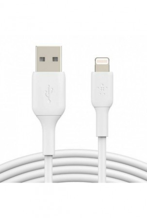 USB - Lightning kabelis Belkin CAA001BT2MWH 2 m Balta