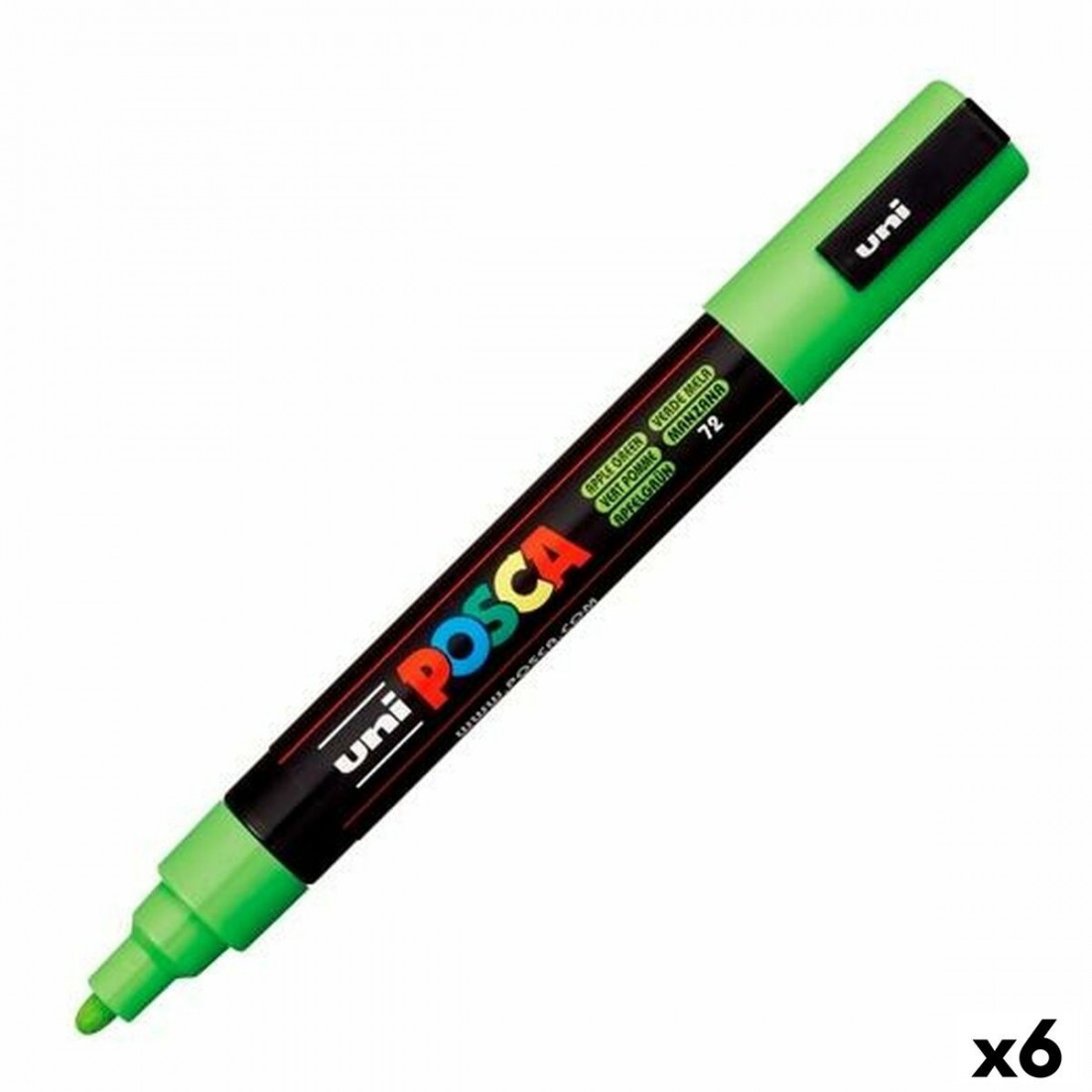 Fetras POSCA PC-5M (6 Dalys) (6 vnt.)