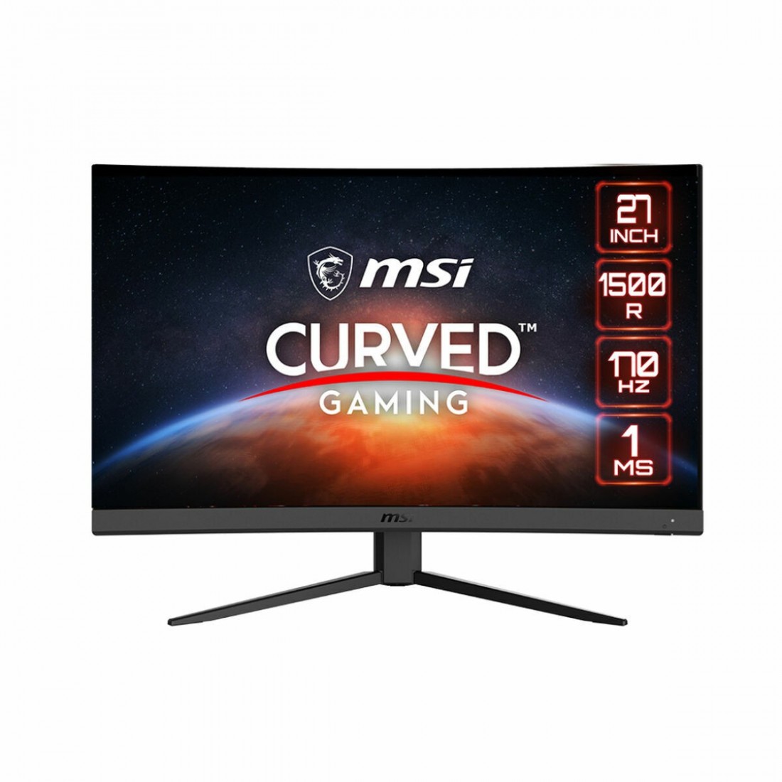 Monitorius MSI G27CQ4 E2 27" Wide Quad HD LED VA LCD Flicker free 170 Hz