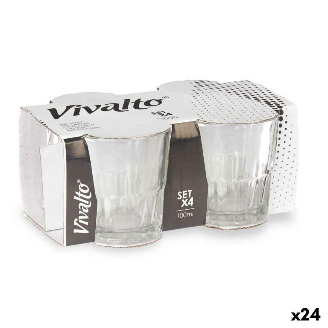 Stiklas Kava 100 ml (24 vnt.)