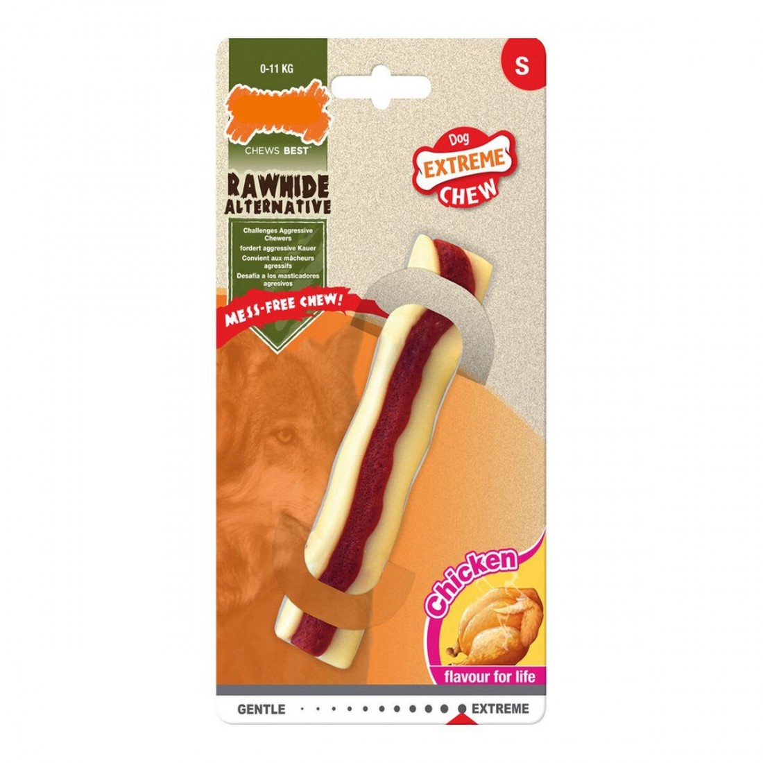 Šunų kramtomasis žaislas Nylabone Extreme Chew Roll	Rawhide Dydžiai Višta Nailonas