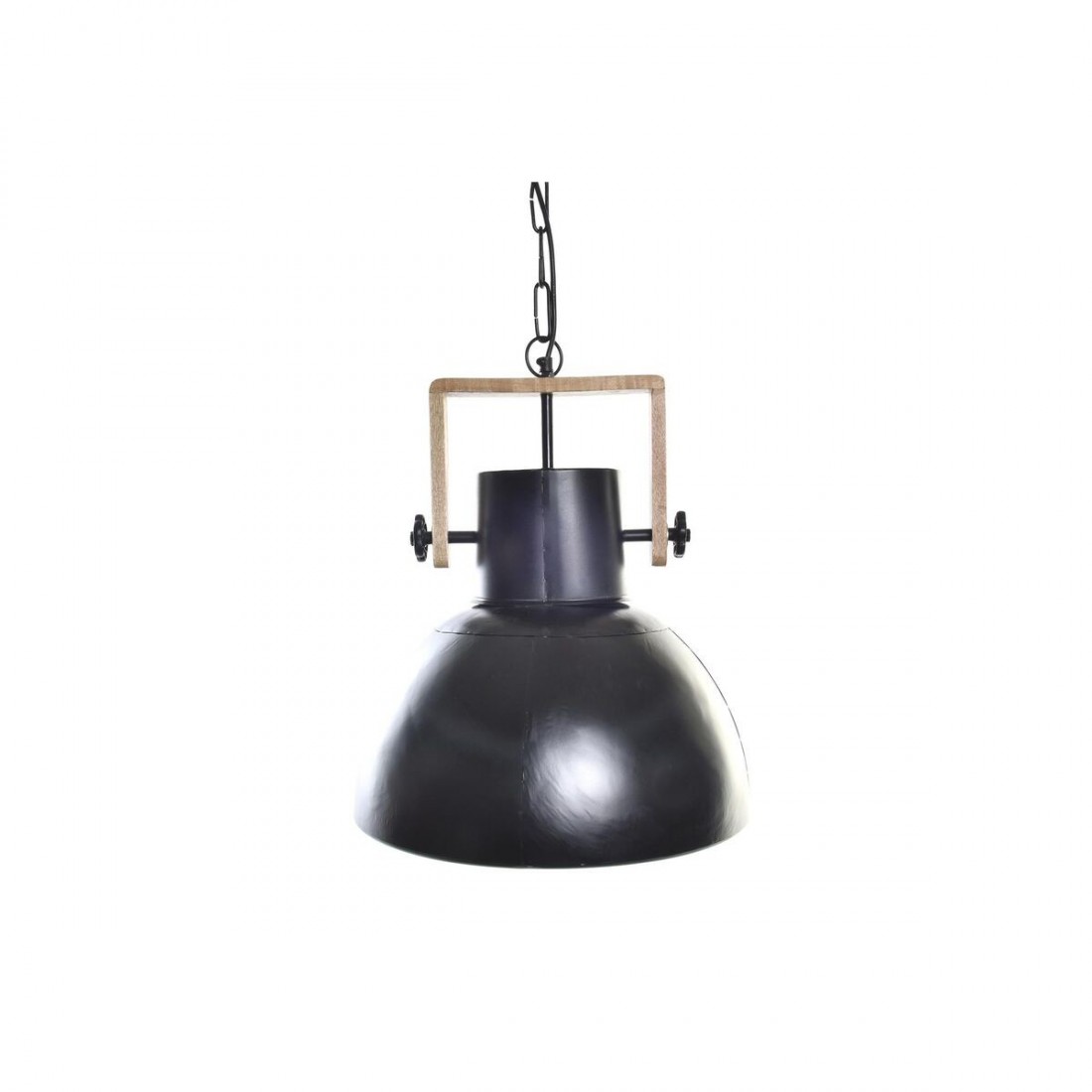 Pakabinamas apšvietimas DKD Home Decor Ruda Juoda Metalinis Mango mediena 50 W 40 x 40 x 49 cm