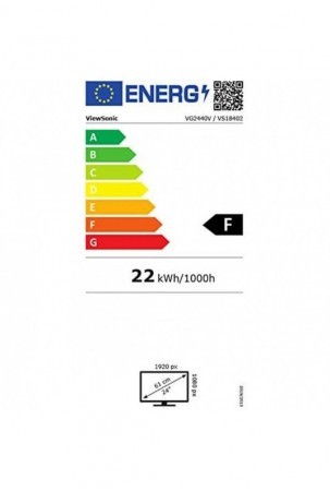 Monitorius ViewSonic VG2440V 23,8" FHD VGA HDMI 23,8" LED IPS Flicker free