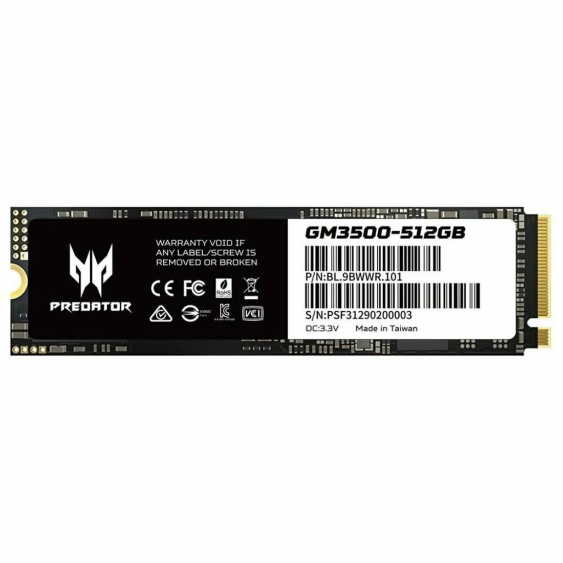 Kietasis diskas Acer GM-3500 512 GB SSD