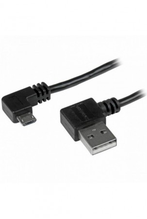 Kabelis USB į mikro USB Startech USB2AUB2RA2M   Juoda