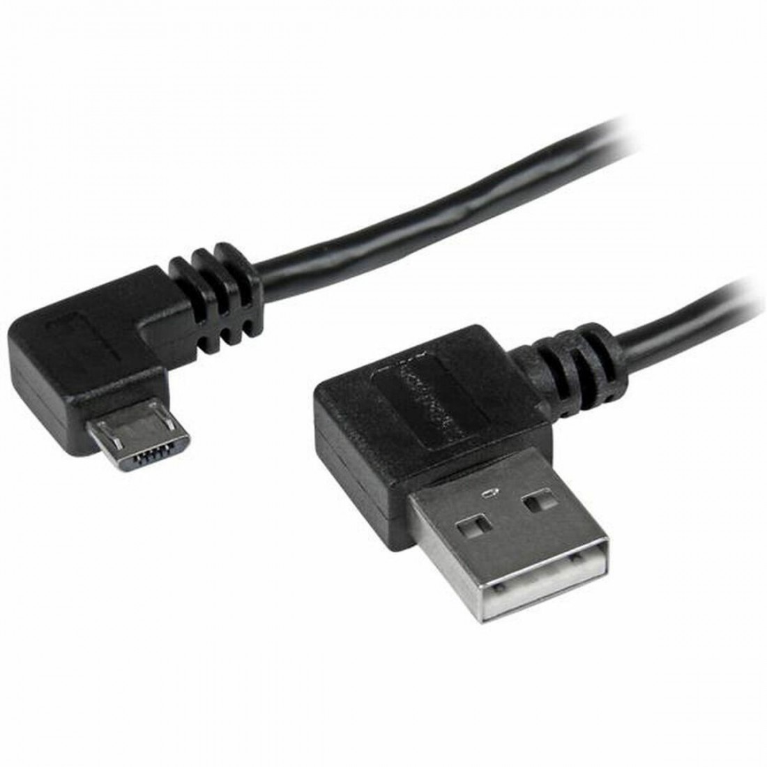 Kabelis USB į mikro USB Startech USB2AUB2RA2M   Juoda