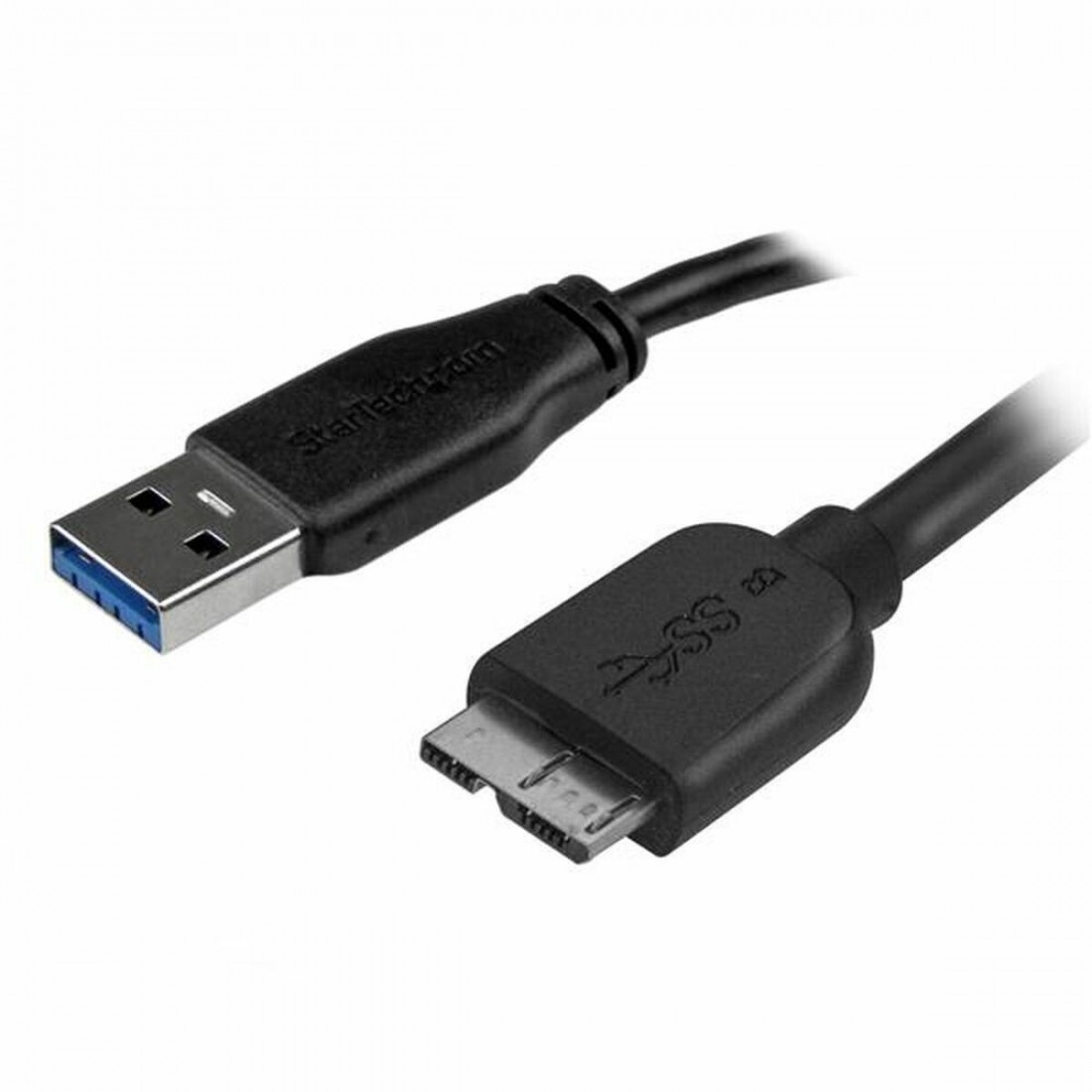 Kabelis USB į mikro USB Startech USB3AUB50CMS   Juoda