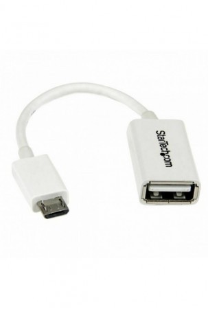 Micro USB - USB kabelis Startech UUSBOTGW    Balta