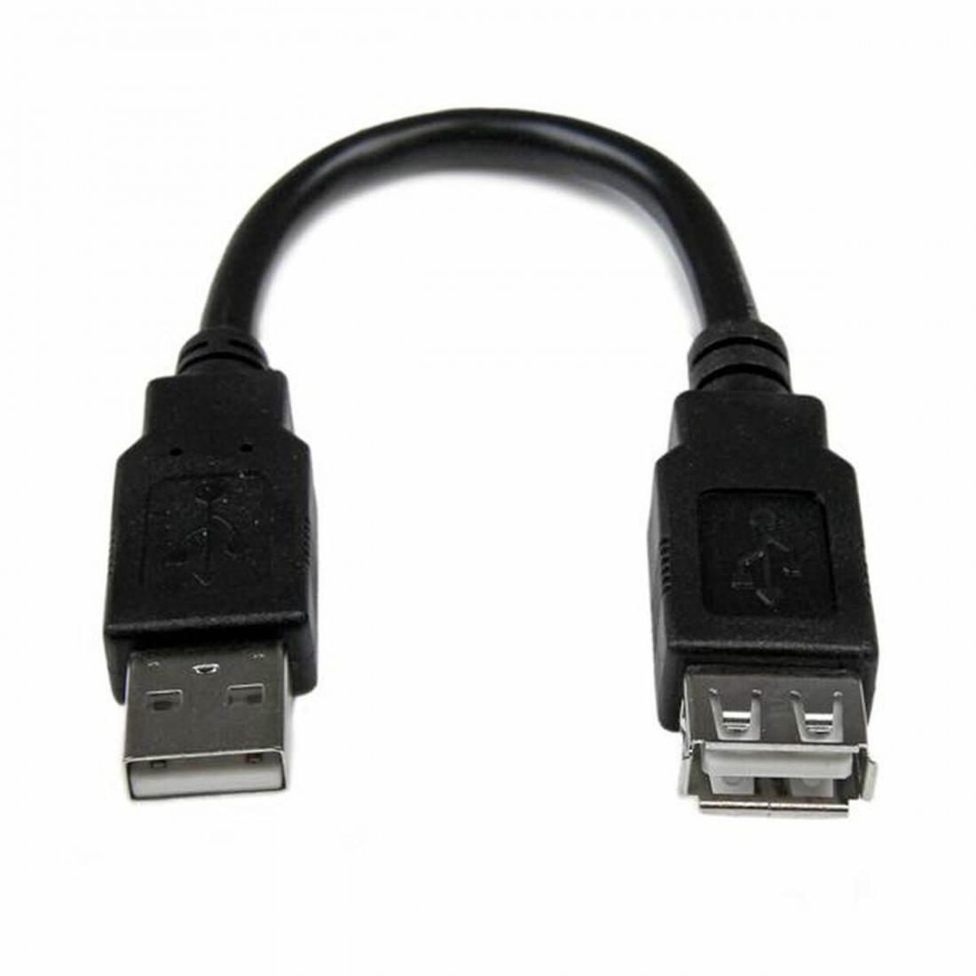 USB laidas Startech USBEXTAA6IN   USB A Juoda