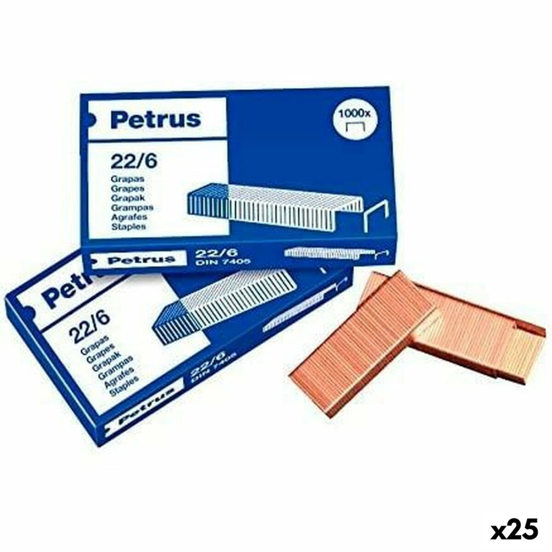 Kabės Petrus 22/6 6 mm (25 vnt.)