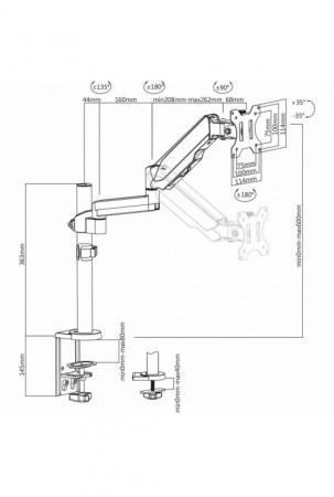 Ekrano laikiklis V7 DM1TA-1E