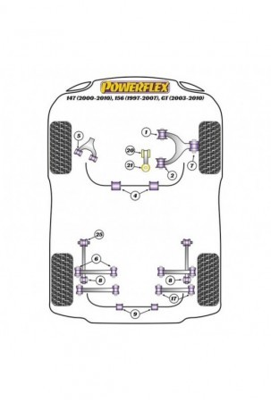 Silentblock Powerflex PFF1-810-22