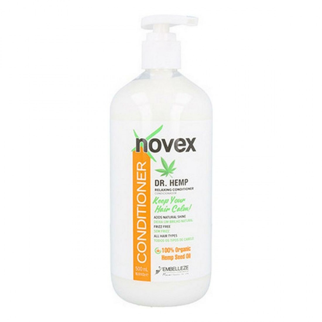 Kondicionierius Dr Hemp Frizz Novex N7144 (500 ml)