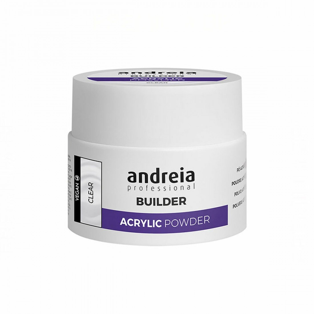 Gelinis nagų lakas Professional Builder Acrylic Powder Andreia Professional Builder Clear (35 g)