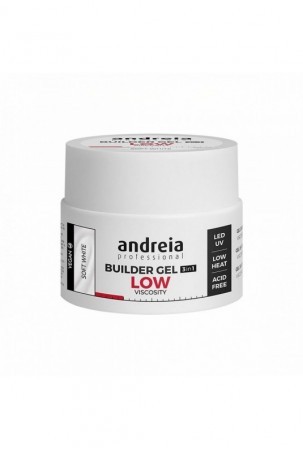 Gelinis nagų lakas Builder Low Viscosity Andreia Professional Builder Balta (44 g)