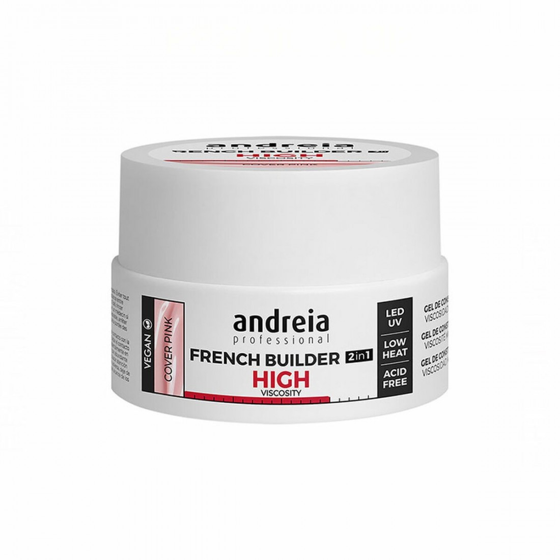 Gelinis nagų lakas French Builder High Viscosity Andreia 0BGFCP22 Rožinė (22 g)