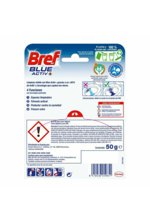 Tualeto oro gaiviklis Bref Blue Activ Aqua Durų pakabukas 125 ml