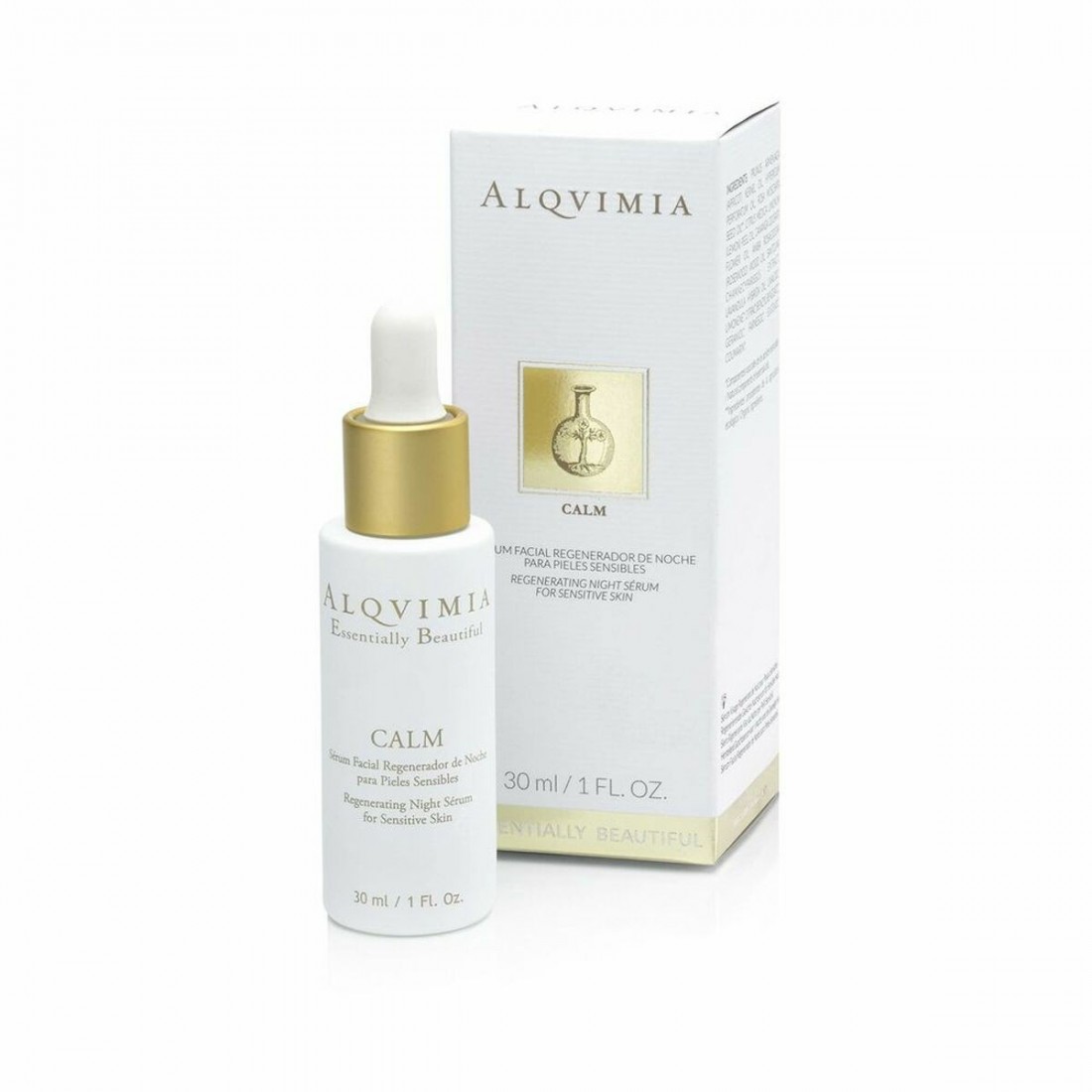 Atkuriamasis naktinis serumas Calm Alqvimia (30 ml)