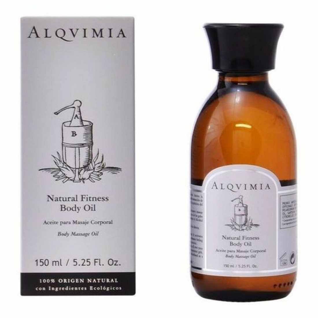 Burna Natural Fitness Body Oil Alqvimia (150 ml)