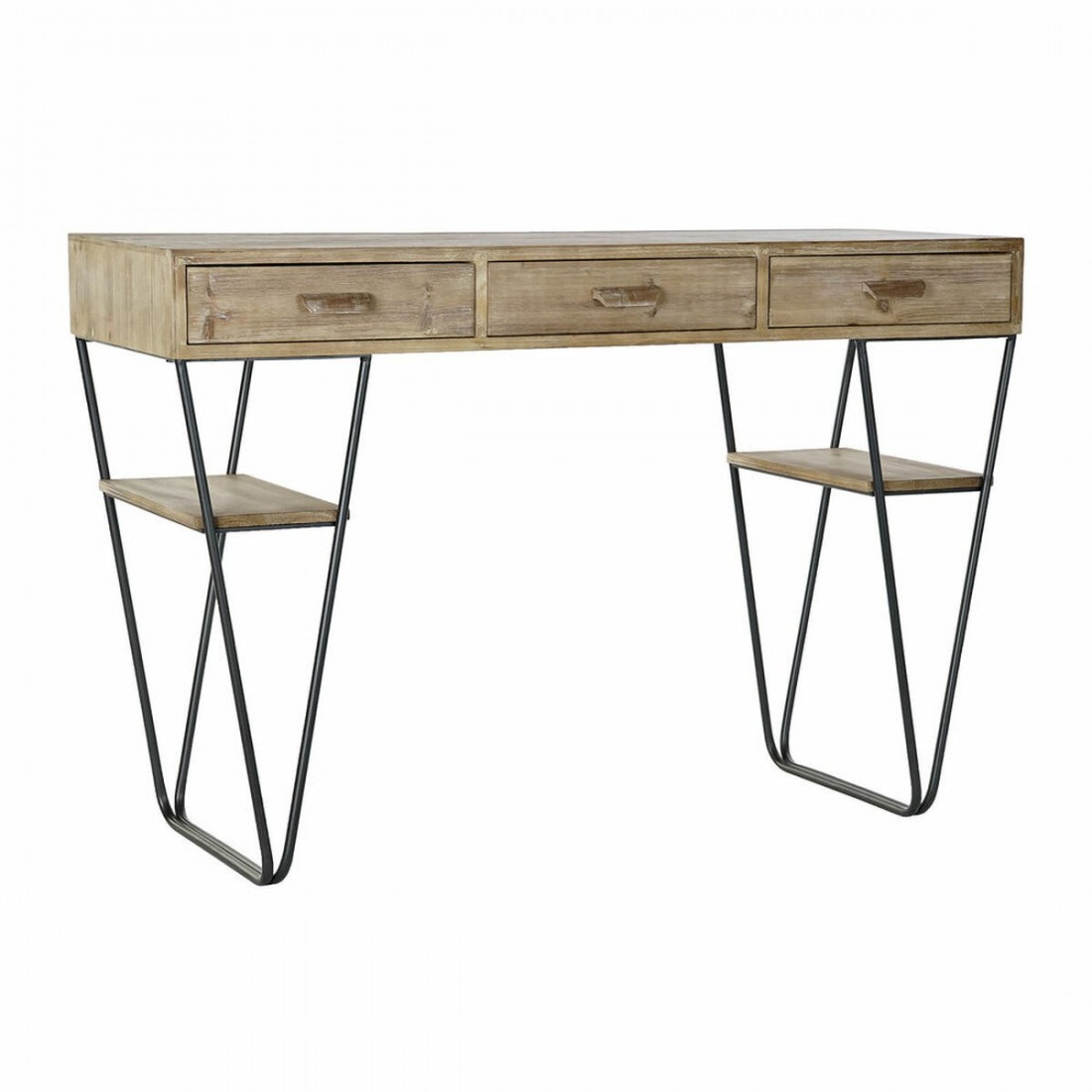 Konsolė DKD Home Decor Juoda Metalinis Eglė (120 x 43 x 78 cm)