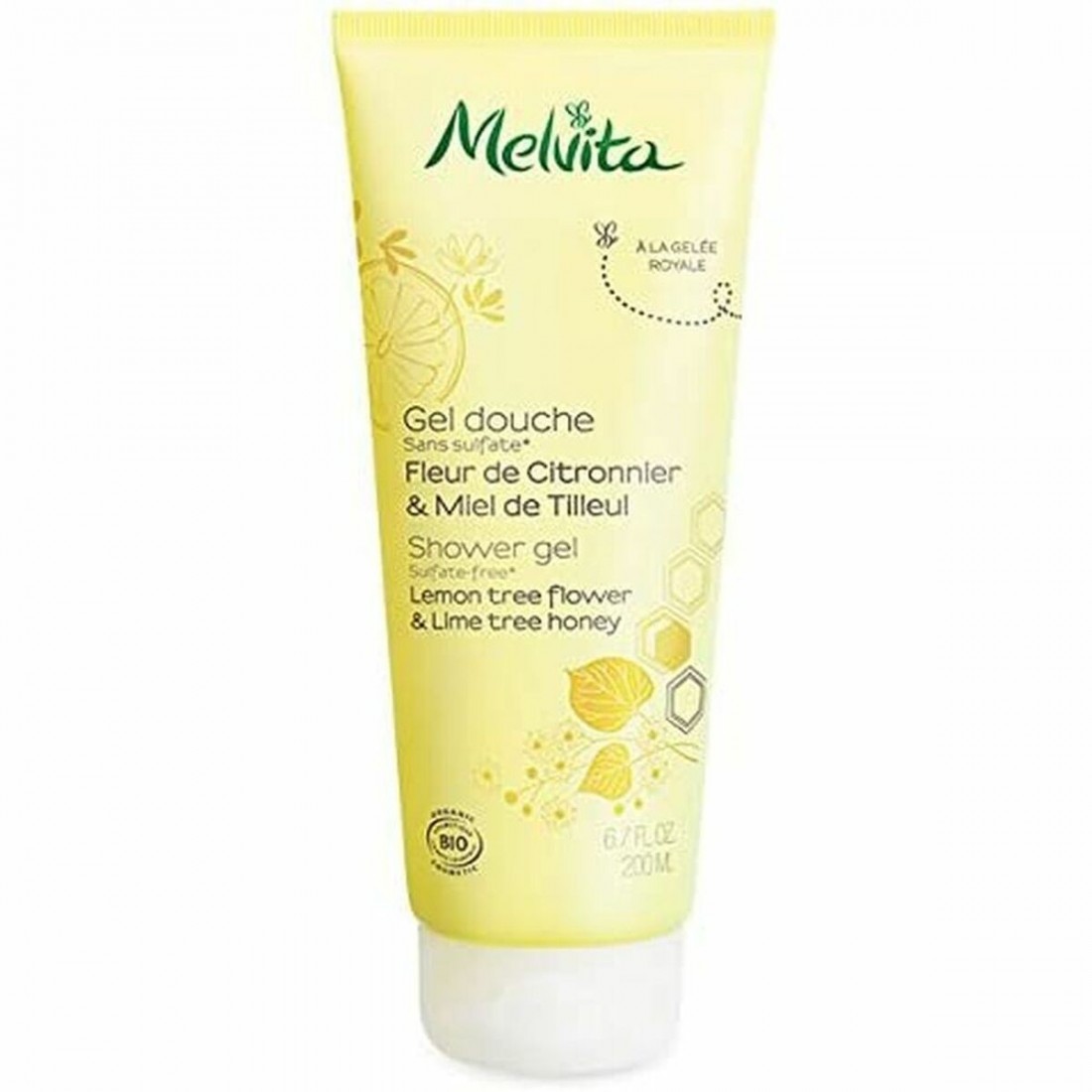 Dušo želė Fleur de Citronnier & Miel de Tilleul Melvita Gels Ducha Mieles Y Flores 200 ml