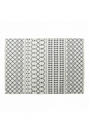 Kilimas DKD Home Decor Balta Poliesteris Medvilnė Gris Oscuro (200 x 290 x 1 cm)