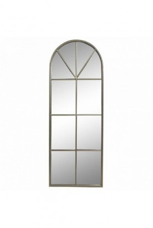 Sieninis veidrodis DKD Home Decor Auksinis Metalinis Veidrodis Langas 40,5 x 3 x 109,5 cm