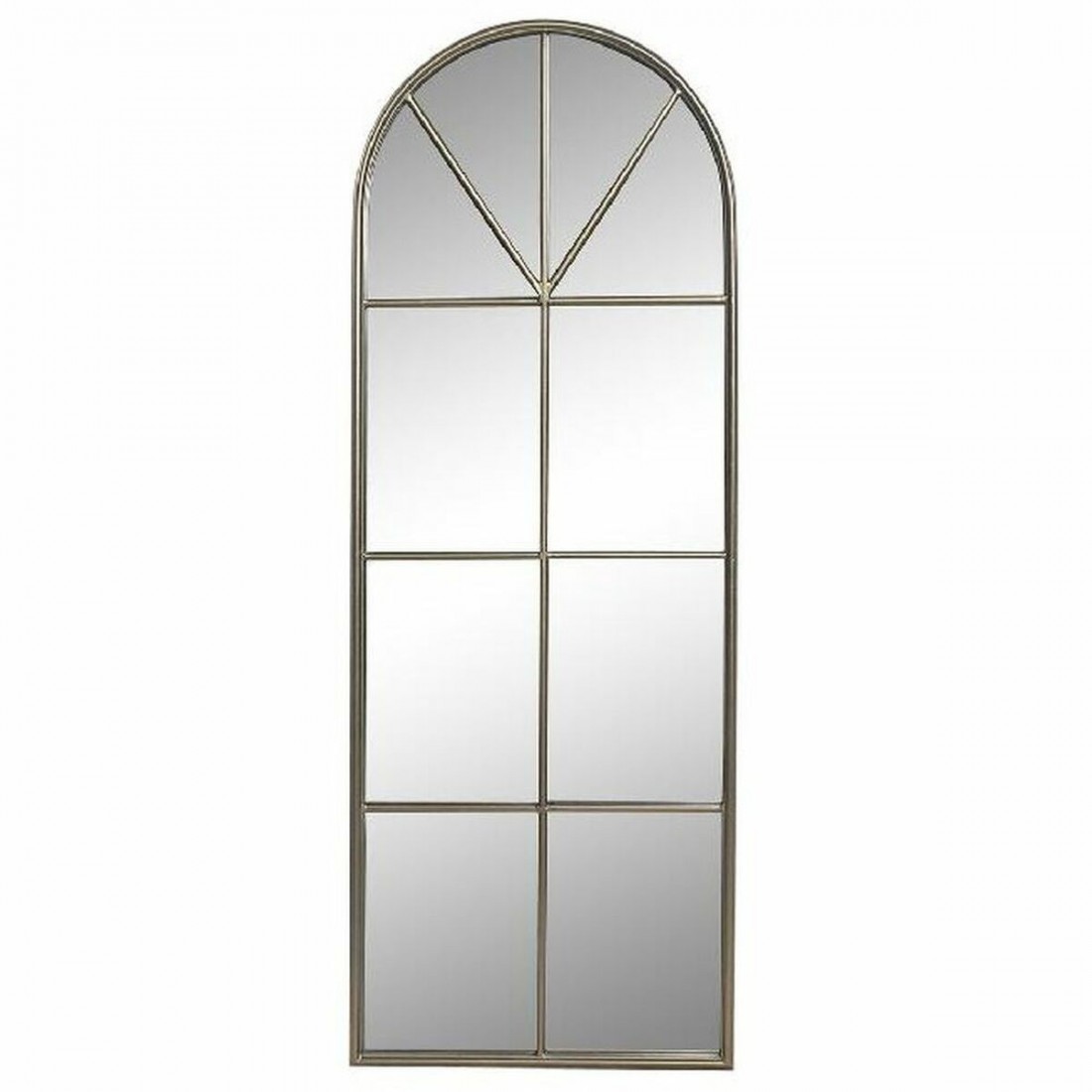 Sieninis veidrodis DKD Home Decor Auksinis Metalinis Veidrodis Langas 40,5 x 3 x 109,5 cm