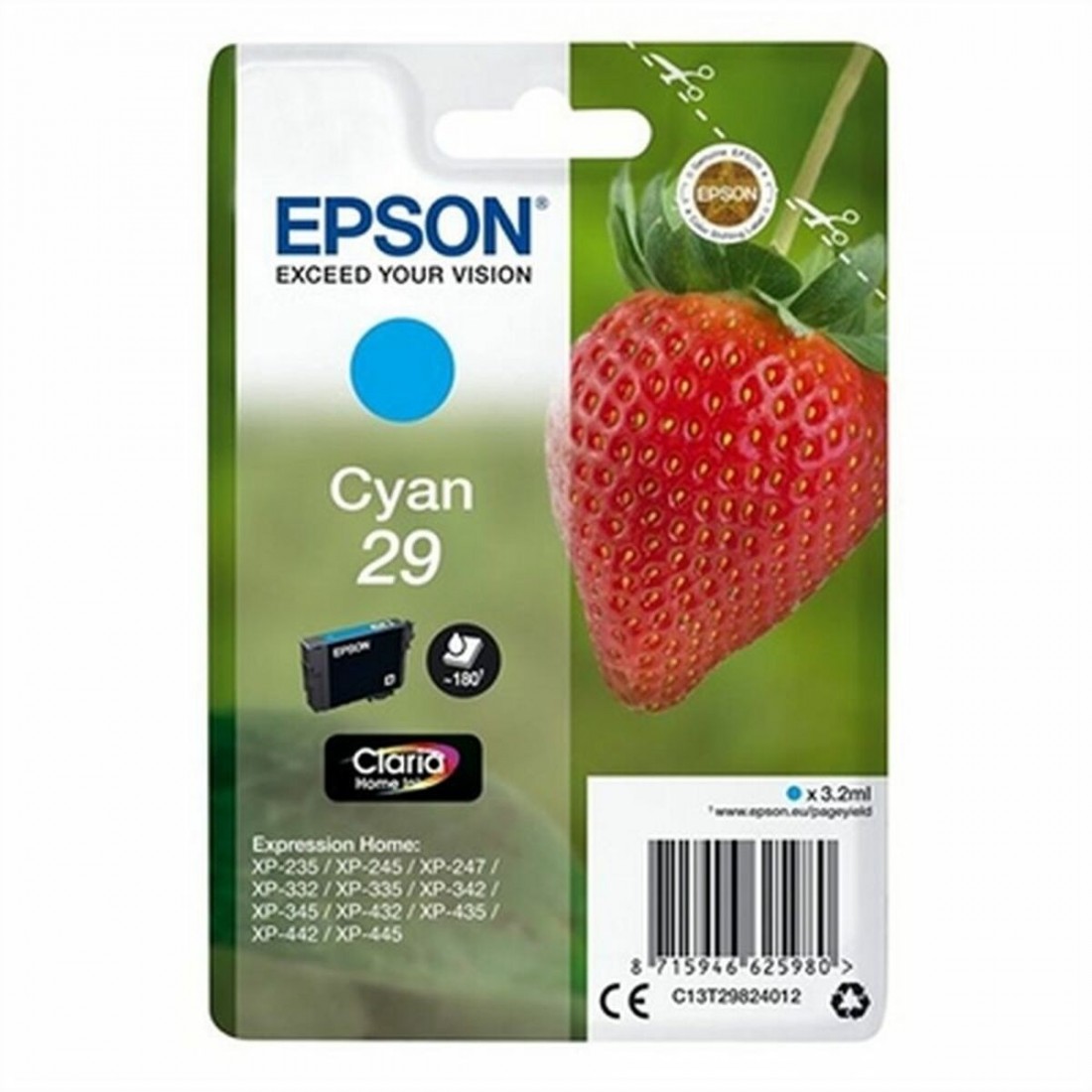 Originali rašalo kasetė Epson C13T29824012