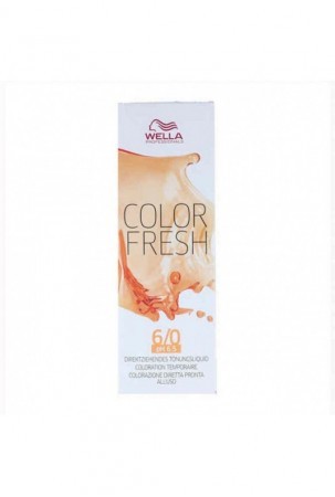 Trumpalaikiai dažai Color Fresh Wella Color Fresh Nº 6.0 (75 ml)