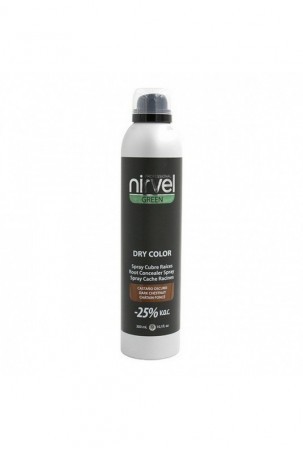 Purškiklis nuo žilų plaukų Green Dry Color Nirvel 8435054666384 Tamsiai kaštoninis (300 ml)