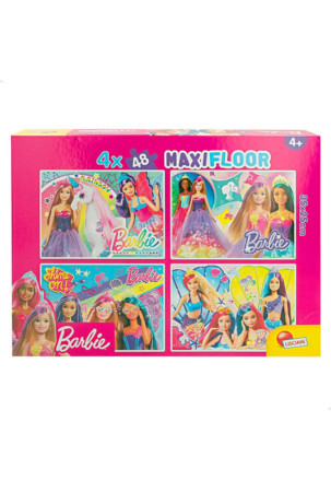 4 galvosūkių rinkinys Barbie MaxiFloor 192 Dalys 35 x 1,5 x 25 cm