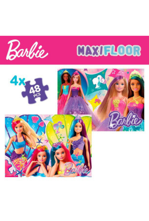 4 galvosūkių rinkinys Barbie MaxiFloor 192 Dalys 35 x 1,5 x 25 cm