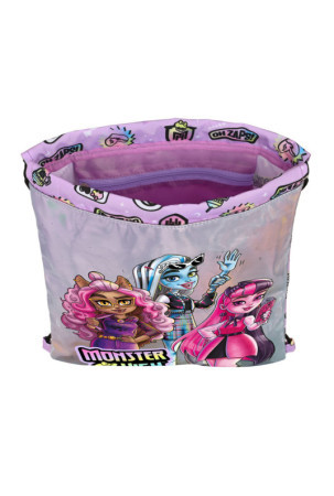 Kuprinė su virvutėmis Monster High Best boos Alyvinė