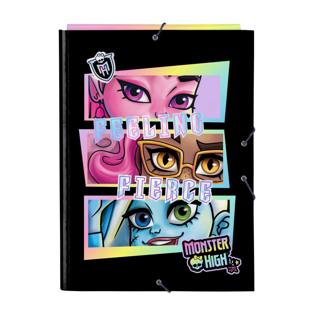 Aplankas Monster High Creep Juoda A4