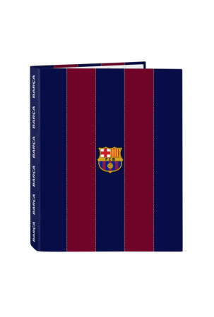 Žiedinis segtuvas F.C. Barcelona Raudona Tamsiai mėlyna A4 26.5 x 33 x 4 cm