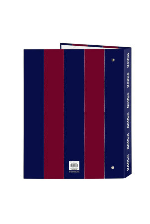 Žiedinis segtuvas F.C. Barcelona Raudona Tamsiai mėlyna A4 26.5 x 33 x 4 cm