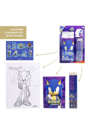 Set de Papetărie Sonic Purpurinė