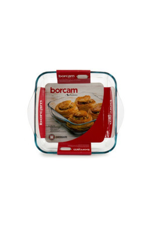 Orkaitės padėklas Borcam Su rankenomis 1,9 L 22 x 6 x 25,5 cm (6 vnt.)