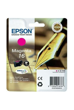 Suderinamas rašalo kasetė Epson Cartucho Epson 16 magenta Rožinė