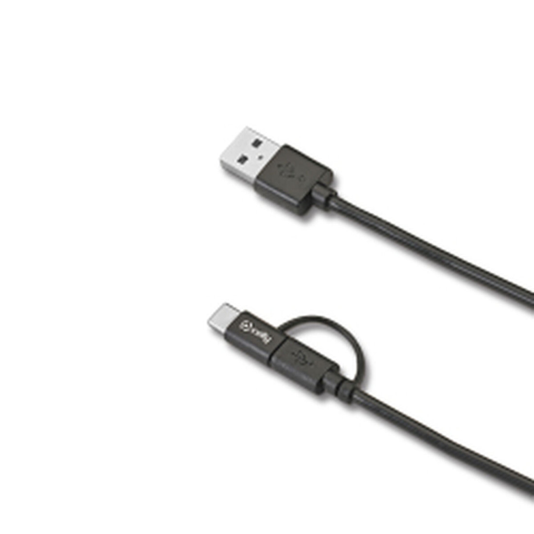 Kabelis USB-C į USB Celly USBCMICRO Juoda