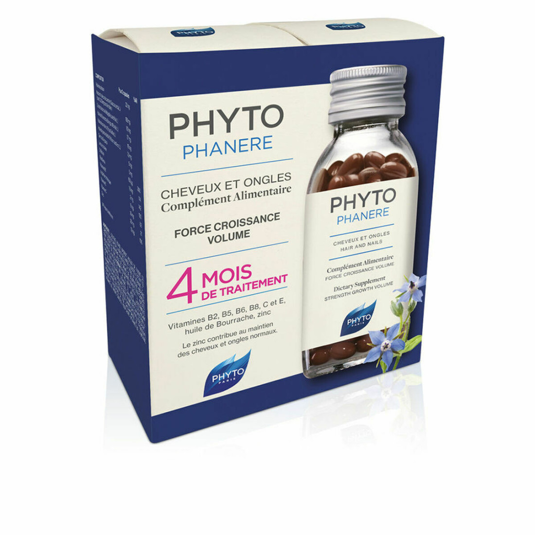 Maisto papildas Phyto Paris Phytophanere 2 Dalys 120 vnt.