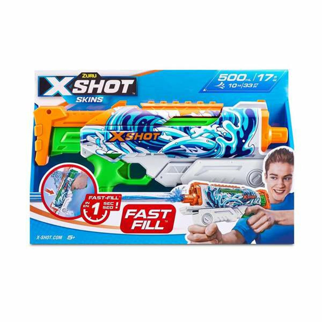 Vandens pistoletas X-Shot Skins Hyperload Fast-Fill 34 x 17 x 6 cm