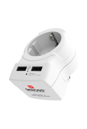 Srovės adapteris Skross 1500281 USB x 2 Europietis Jungtinės Amerikos Valstijos