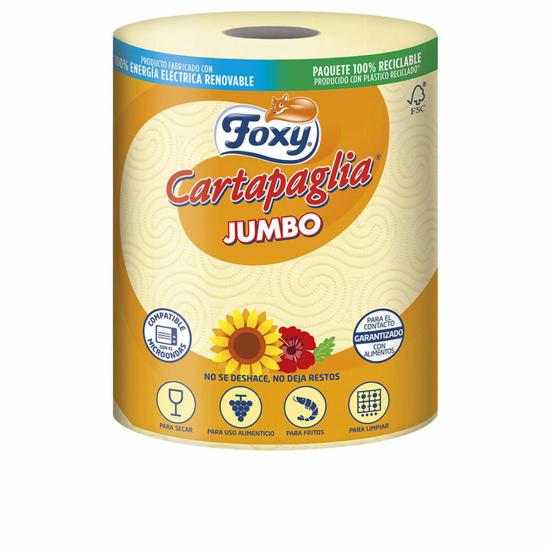 Virtuvės popierius Foxy Cartapaglia Jumbo 60 m