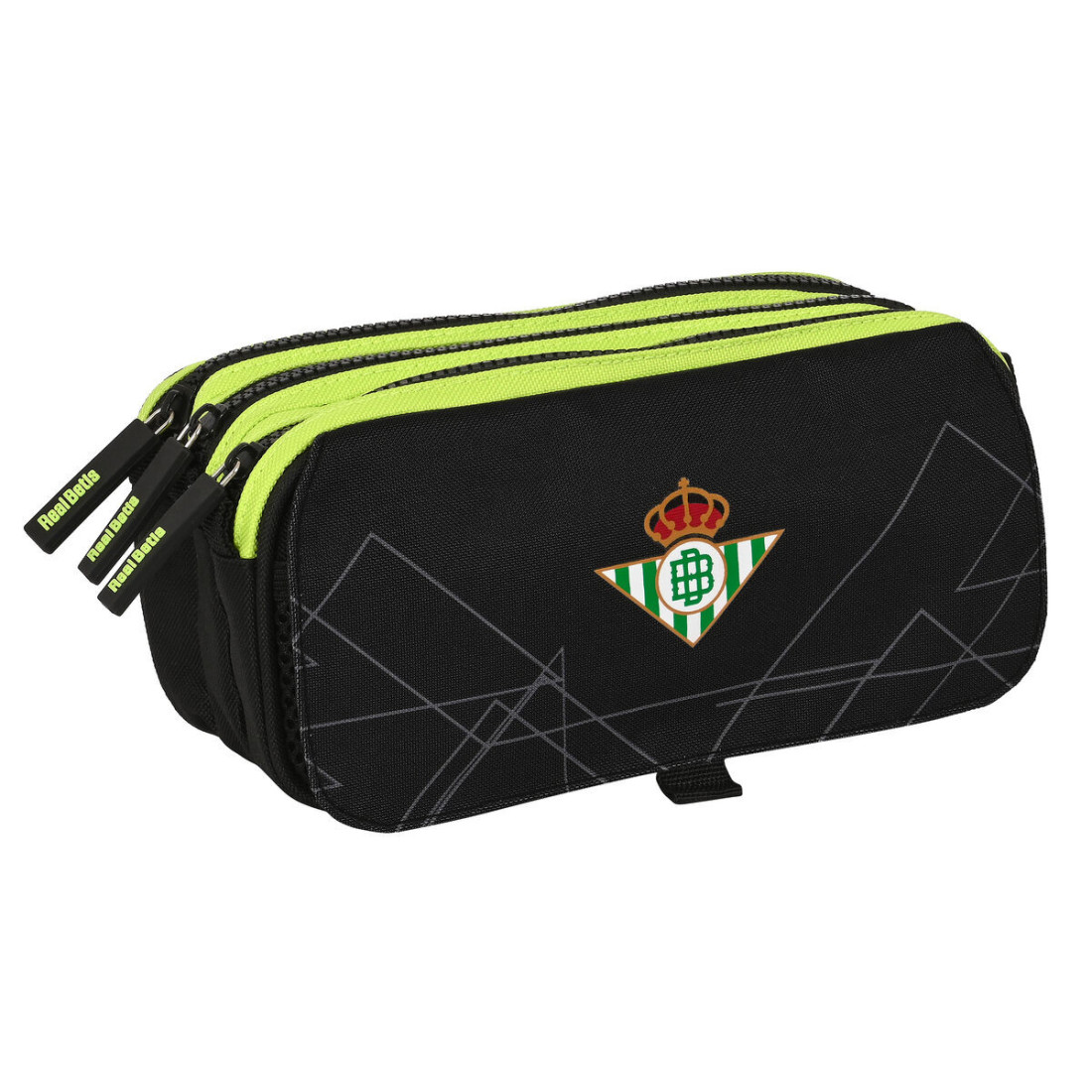 Trigubas penalas Real Betis Balompié 21,5 x 10 x 8 cm Juoda Lima